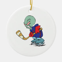 Hockey Is Out Of This World Christmas Tree Ornaments