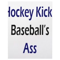 Hockey Kicks Baseball's Ass letterhead