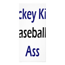 Hockey Kicks Baseball's Ass Full Color Rack Card