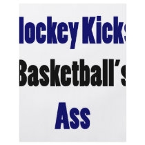 Hockey Kicks Basketball's Ass flyers