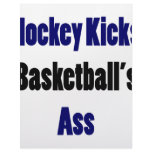 Hockey Kicks Basketball's Ass letterhead