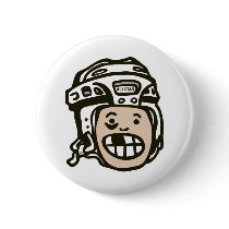Hockey Kid Buttons