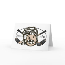 Hockey Kid Greeting Card