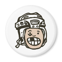 Hockey Kid Fridge Magnets