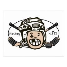 Hockey Kid Post Cards