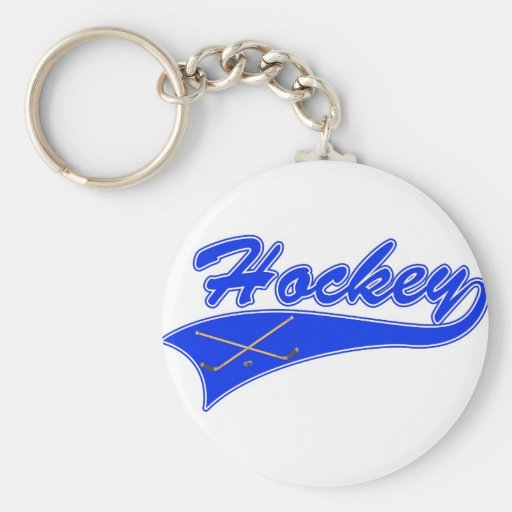 Hockey logo keychain Zazzle