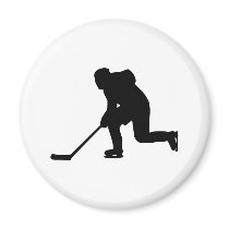 Hockey Fridge Magnet