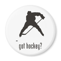 Hockey Fridge Magnet