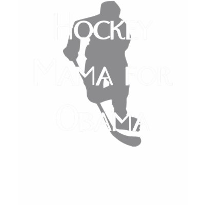 Hockey Mama for Obama Dark Shirt by ObamaRama