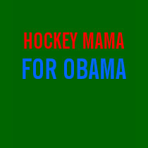 HOCKEY MAMA FOR OBAMA t-shirts