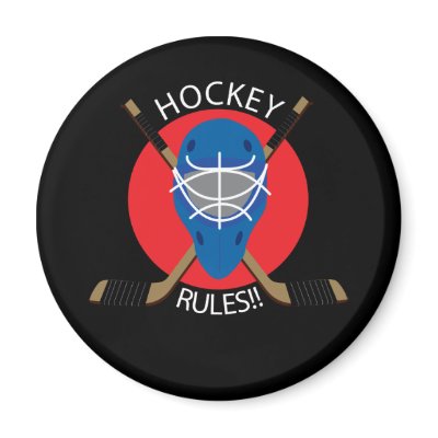 Hockey Mask Magnets by mariabellimages
