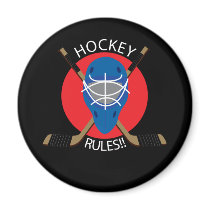 Hockey Mask magnets by mariabellimages Hockey Mask magnets