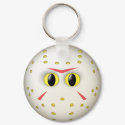 Hockey Mask Smiley Face keychain