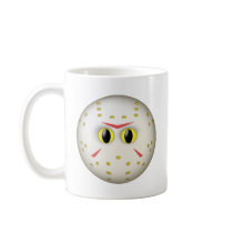 Hockey Mask Smiley Face Coffee Mugs