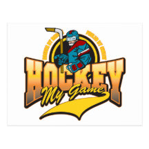 Hockey mi juego postal