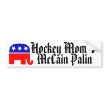 Hockey Mom 4 McCain Palin bumper stickers by palinmccain2008 Hockey Mom 4 McCain Palin bumper stickers
