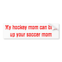 Hockey Mom bumper stickers