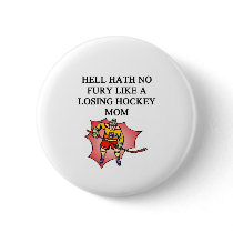 hockey mom joke buttons