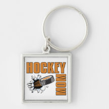 Hockey Mom Keychain