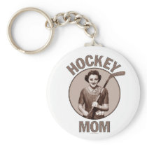 Hockey Mom light keychain keychains