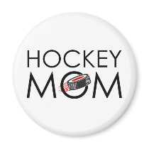Hockey Mom Refrigerator Magnet