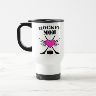 Hockey Mom Travel Mug