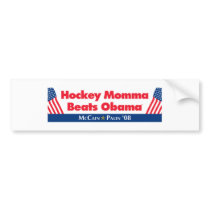Hockey Momma Beats Obama bumper stickers