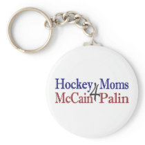 Hockey Moms 4 McCain Palin Keychains