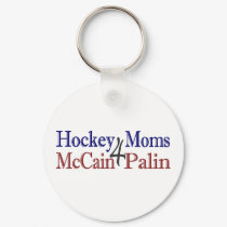 Hockey Moms 4 McCain Palin keychains by worldsfair Hockey Moms 4 McCain Palin keychains
