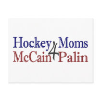 Hockey Moms 4 McCain Palin postcards