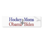 Hockey Moms 4 Obama Biden Bumper Stickers