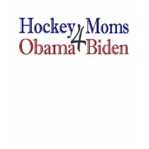 Hockey Moms 4 Obama Biden t-shirts