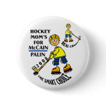 HOCKEY MOM'S PINBACK BUTTONS