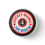 Hockey Moms for Biden Button
