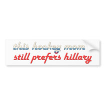 Hockey moms for HIllary bumper stickers