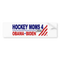 Hockey Moms for Obama Biden bumper stickers by worldsfair Hockey Moms for Obama Biden bumper stickers