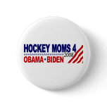 Hockey Moms for Obama Biden Pin