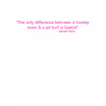 Hockey Moms, Pit Bulls & Lipstick Ladie's T t-shirts