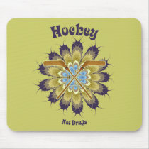 Hockey Not Drugs Mouse Pad