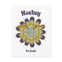 Hockey Not Drugs Postcards