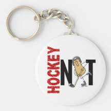 Hockey Nut 1 Key Chains