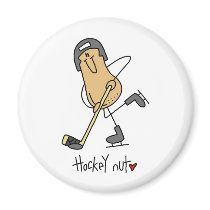 Hockey Nut magnets