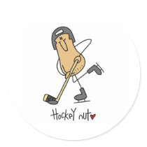 Hockey Nut Stickers