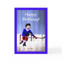 Hockey Overtime Birthday cards