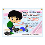 Hockey Party Custom Invitations