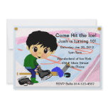 Hockey Party Custom Invitations
