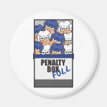 Hockey Penalty Box Full Refrigerator Magnet