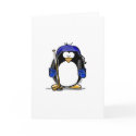 Hockey Penguin - Blue cards