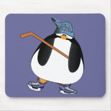 Hockey Penguin Mouse Mat
