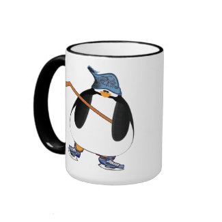 Hockey Penguin mug